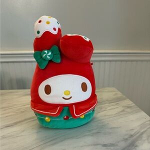 NWOT Squishmallow Holiday My Melody Plush by Sanrio